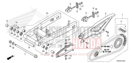 BRAS OSCILLANT NC750XDM de 2021